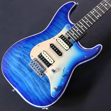 Ikebe_50th_Anniversary_ST-22_Selected_5A_Quilted_Maple_Top_(Trans_Blue_Burst)_#033309_03