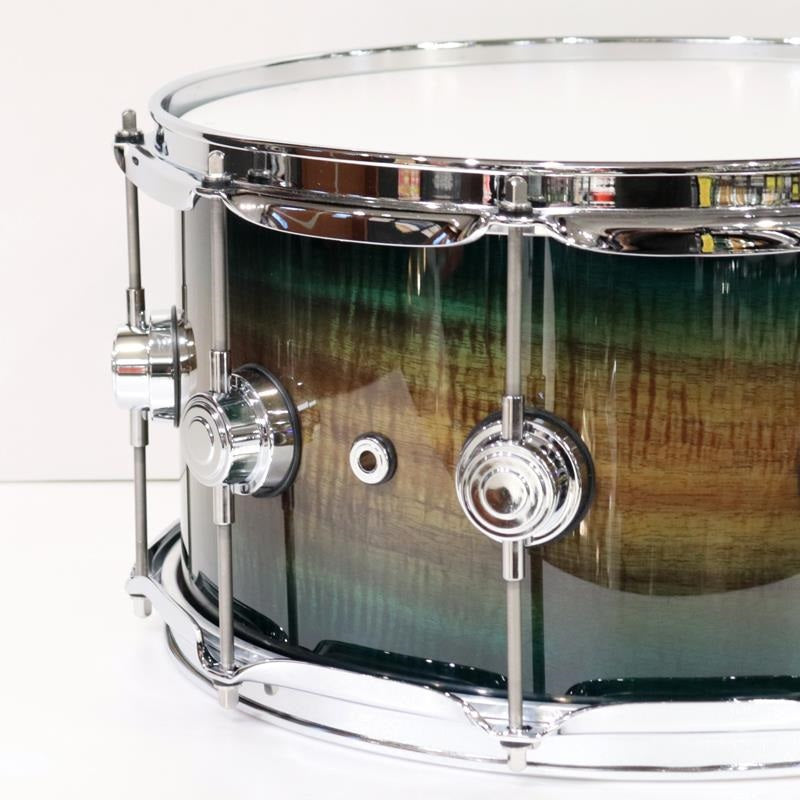 [Ikebe_Musical_Instrument_Store_50th_Anniversary_Model]_DRX60714SSC533_[Collector's_Pure_Maple_Old_Style_VLT_Shell_14x7___Lacquer_Specialty_Natural_To_Regal_Blue_Burst_Over_Koa]_04