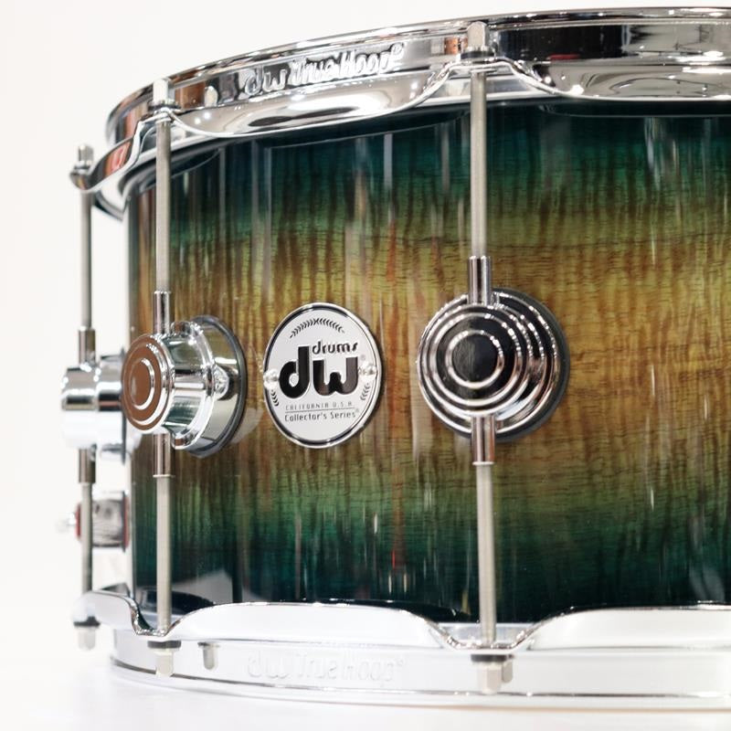 [Ikebe_Musical_Instrument_Store_50th_Anniversary_Model]_DRX60714SSC533_[Collector's_Pure_Maple_Old_Style_VLT_Shell_14x7___Lacquer_Specialty_Natural_To_Regal_Blue_Burst_Over_Koa]_10