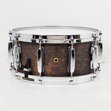 [Ikebe_Osaka_Special!]_Used_LU1465BB_[Lars_Ulrich_Signature_Bell_Brass_14__x_6_5____Scorched_Earth_Finish]_[Made_in_Japan]_01