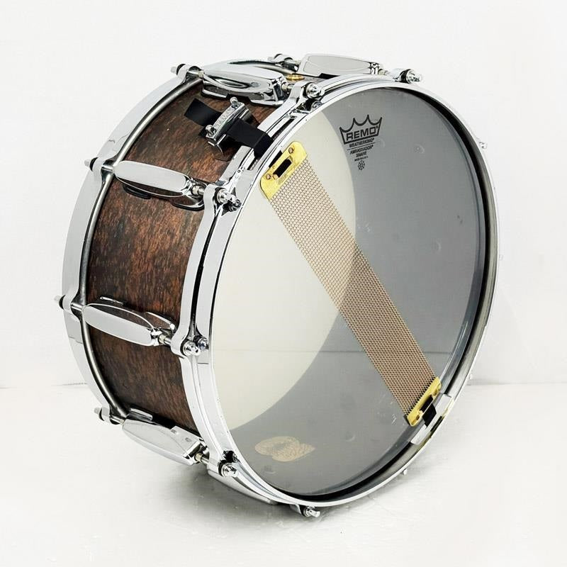 [Ikebe_Osaka_Special!]_Used_LU1465BB_[Lars_Ulrich_Signature_Bell_Brass_14__x_6_5____Scorched_Earth_Finish]_[Made_in_Japan]_05