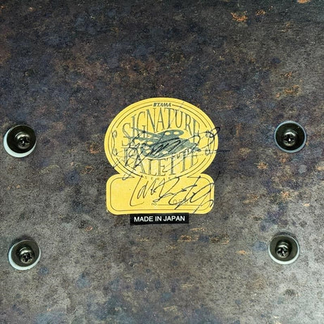 [Ikebe_Osaka_Special!]_Used_LU1465BB_[Lars_Ulrich_Signature_Bell_Brass_14__x_6_5____Scorched_Earth_Finish]_[Made_in_Japan]_11