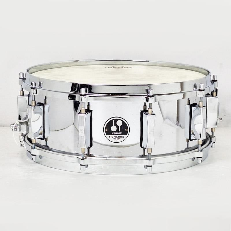 [Ikebe_Osaka_Special!]_Used_SSD11-1455STS_[Steve_Smith_Signature_Snare_14__x_5_5_]_[Includes_SONOR_logo_semi-hard_case]_02