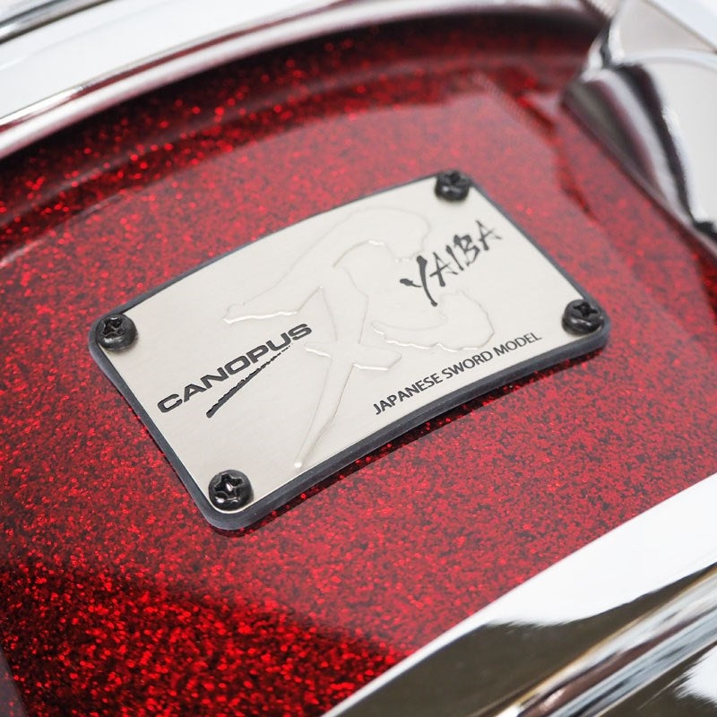 JSM-1455-DRS-LQ_Dark_Red_Sparkle_[Blade_II_YAIBA_Maple_Snare_Drum_14×5_5]_03