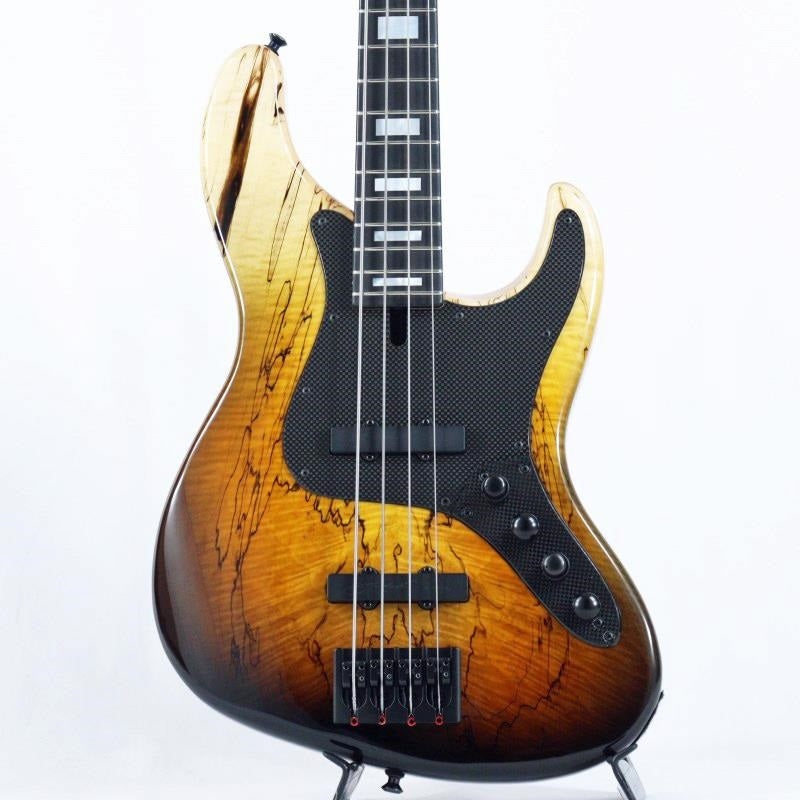 JXB4_USA_CUSTOM_Spalted_Maple_Top_(Gloss_Spalted_Caramel_Fade)_[2025_NAMM_Show_Exhibit_Model]_01