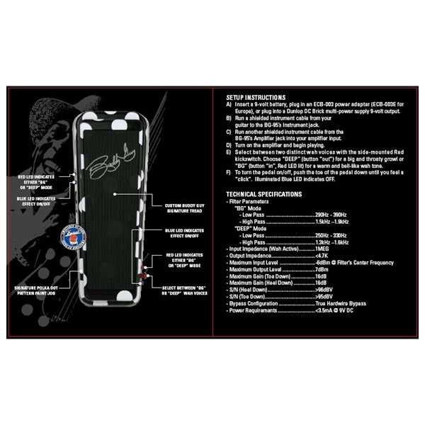 Jim_Dunlop_BG95_Buddy_Guy_Signature_Wah_Crybaby_Wah_Pedal_(9V_adapter_included!)_03