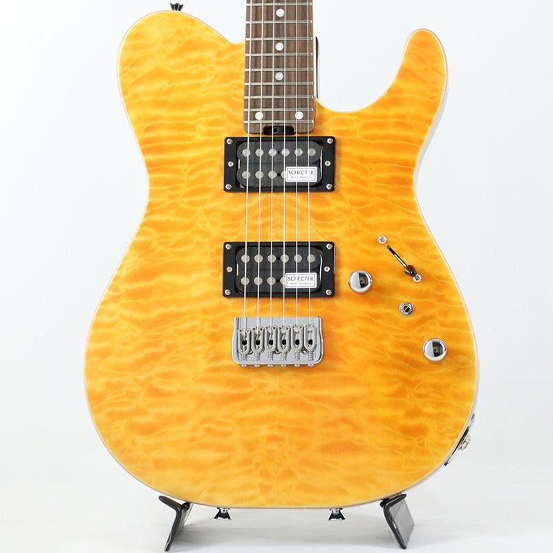 Schecter エレキギター イエロー KR-24-2H-FXD (Amber/R) by SCHECTER – Ikebe Musical Instruments Store