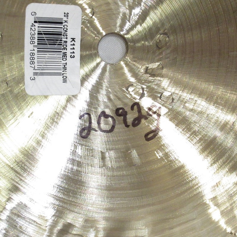 K_Constantinople_Medium_Thin_Ride_Low_20_[NKZL20CONMTL]_[2092g]_[Zildjian_K_Constantinople_Fair]_03