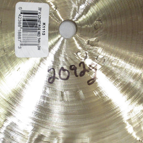 K_Constantinople_Medium_Thin_Ride_Low_20_[NKZL20CONMTL]_[2092g]_[Zildjian_K_Constantinople_Fair]_03