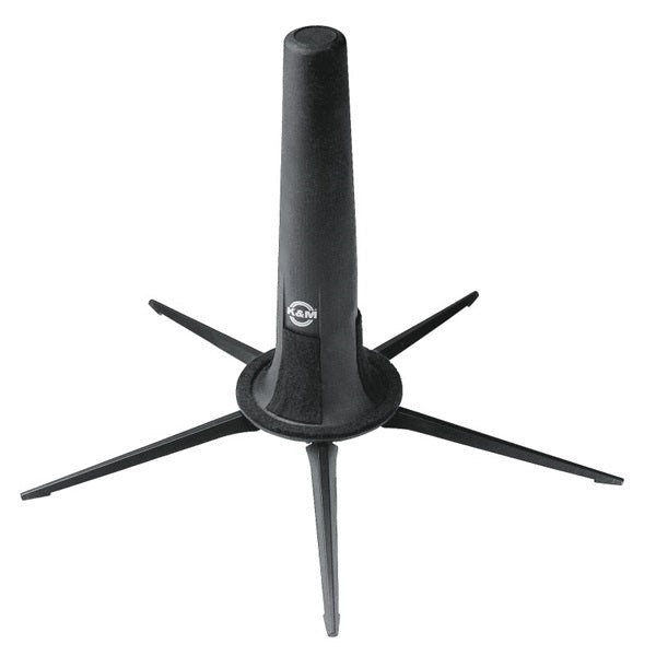 K&M_5-legged_soprano_saxophone_stand_(with_bell_storage)_15290_01