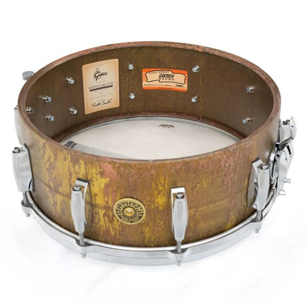 Keith_Carlock_Signature_Snare_Drum_-_2mm_Antique_Aged_Brass_14×5_5_[GAS5514-KC]_04