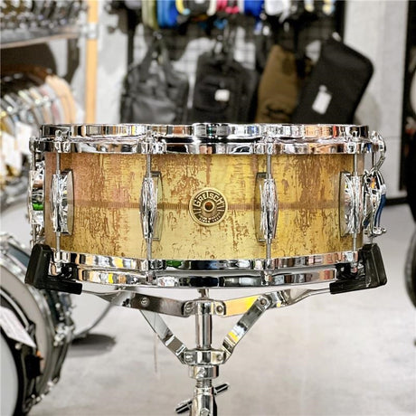 Keith_Carlock_Signature_Snare_Drum_-_2mm_Antique_Aged_Brass_14x5_5__[GAS5514-KC]_[In-Store_Display_Special_Price]_01