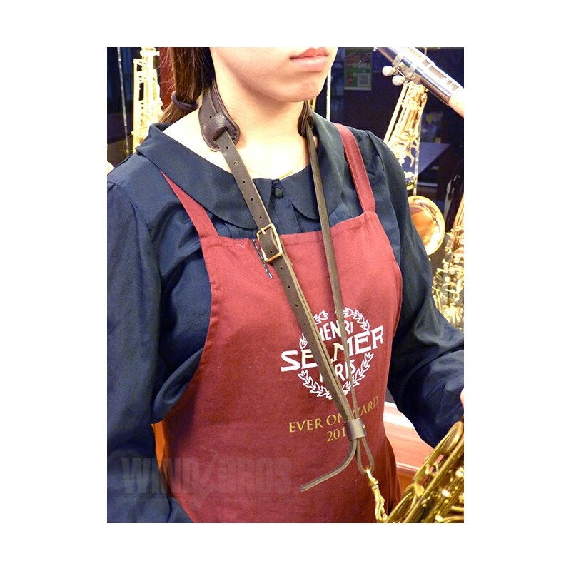 Kölbl_Bebop_Deluxe_Saxophone_Strap_[Dark_Brown_(DB)]_04