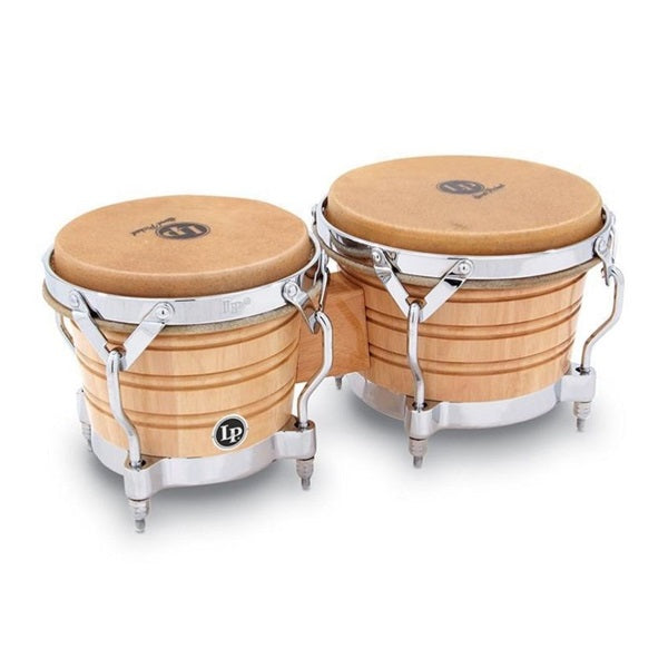 LP201A-2_[Generation_II_Bongos_With_Traditional_Rims，_Natural_Chrome]_01