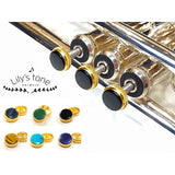 Lillie's_Tone___Bach_Trumpet_Piston_Buttons，_Bizen_Ware，_Gold_Plated，_3_Pieces_(1_Set)_02