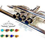 Lillie's_Tone___Yamaha_Trumpet_Piston_Buttons，_Turquoise_with_Gold_Plated_Finish，_3_Pieces_(1_Set)_02