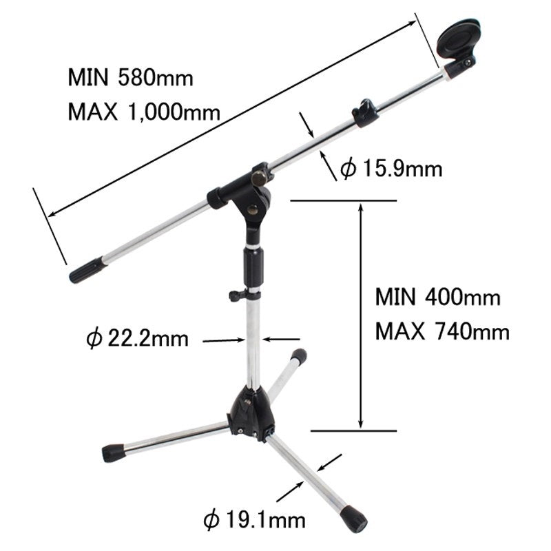 MCS-6000J_CR_[Short_Microphone_Stand]_01
