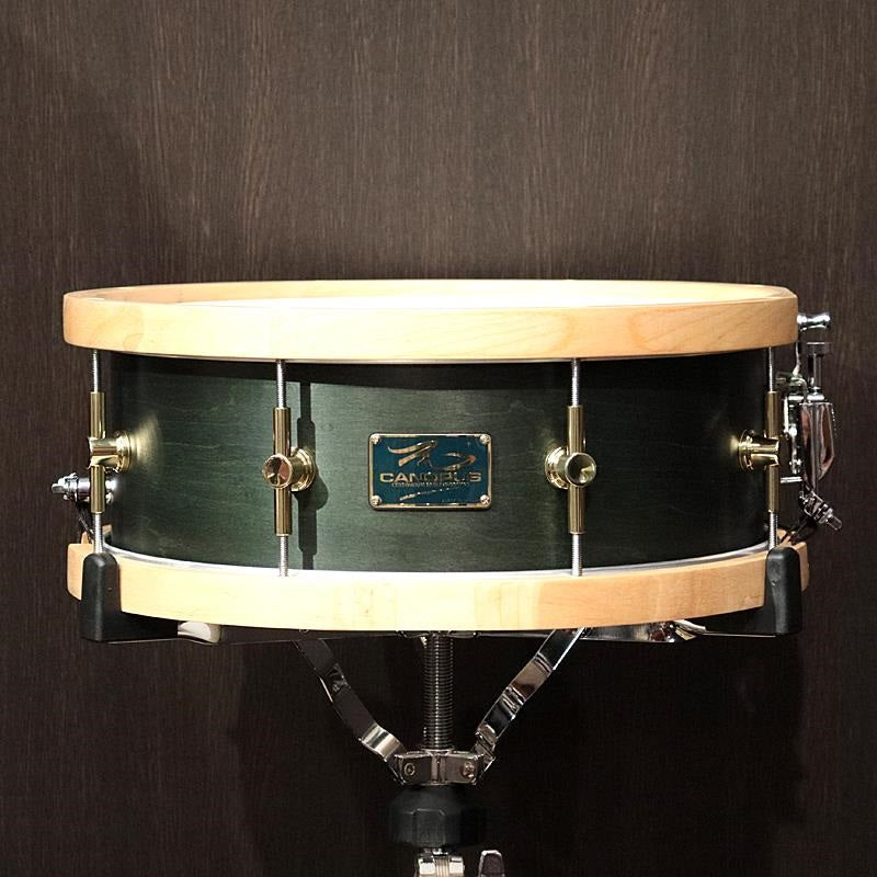 MO-1455WH_[MO_Snare_Drum_14''×5_5''_w_Wood_Hoop_-_Black_Olive_Oil]_01