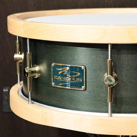 MO-1455WH_[MO_Snare_Drum_14''×5_5''_w_Wood_Hoop_-_Black_Olive_Oil]_02