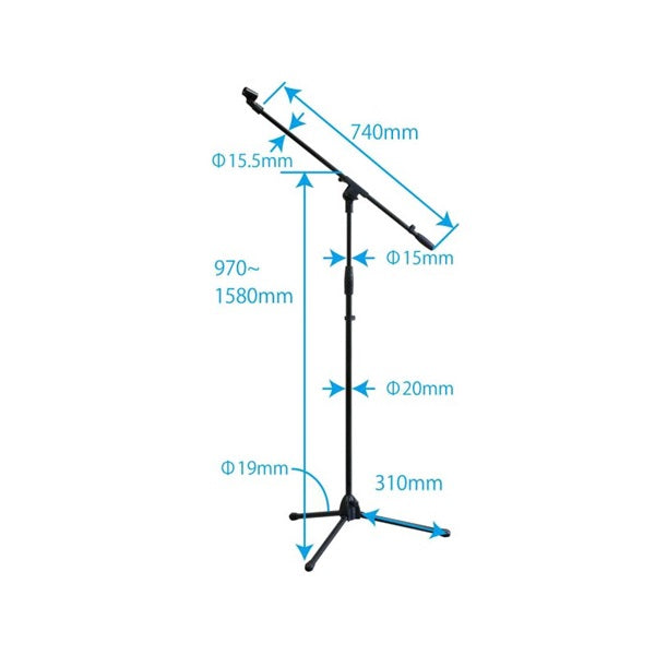 MS-170B_(Boom_Microphone_Stand)_(with_Microphone_Holder)_02