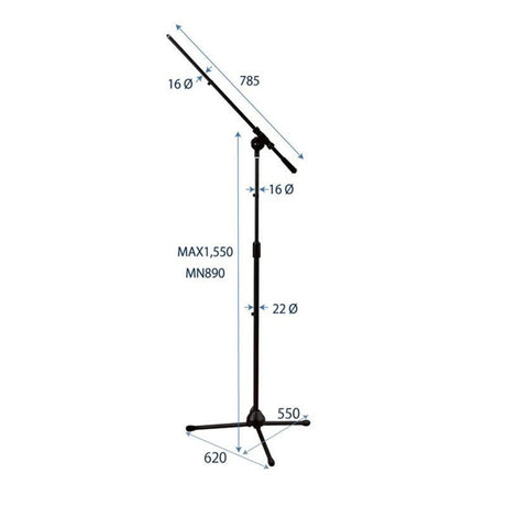 MS-200B_(Black)_Boom_Microphone_Stand_02