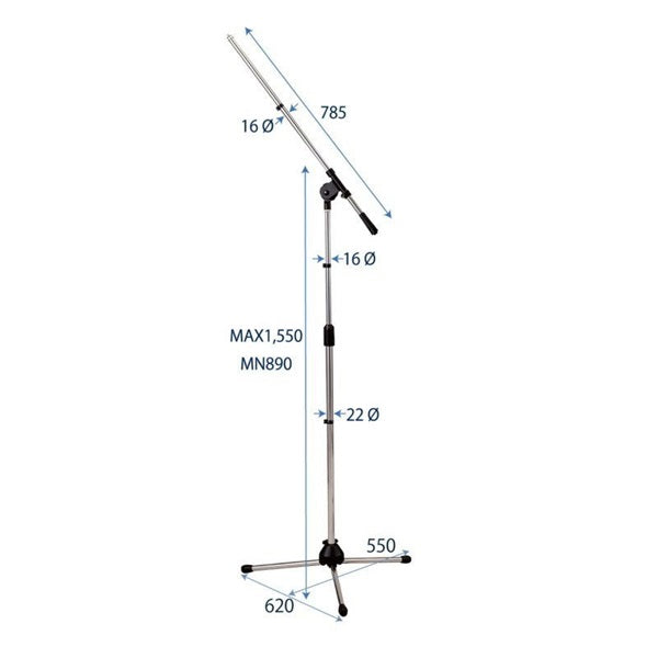 MS-200_(Chrome)_(MS200)_(Boom_Microphone_Stand)_02