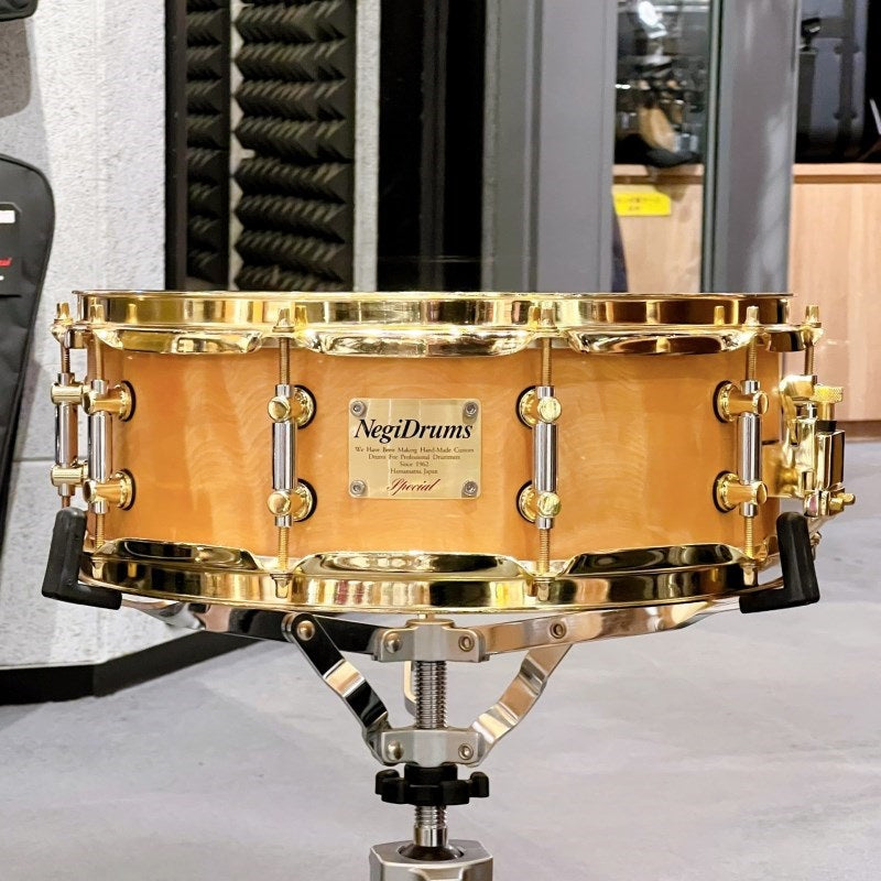 MU1455PBR-SNT_[Maple_+_Japanese_Horse_Chestnut_Snare_Drum___14x5_5]_[Made_in_Japan]_[Limited_Quantity_Special_Price]_01