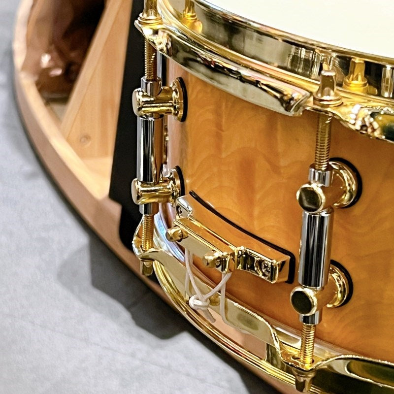MU1455PBR-SNT_[Maple_+_Japanese_Horse_Chestnut_Snare_Drum___14x5_5]_[Made_in_Japan]_[Limited_Quantity_Special_Price]_03