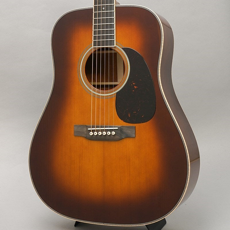 Martin_CTM_D-28_Authentic_1937_Style_Flame_Maple_Binding___Ambertone_1933_-Factory_Tour_2024_Pre-Built_Custom-_01