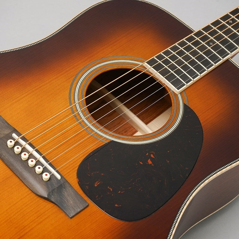 Martin_CTM_D-28_Authentic_1937_Style_Flame_Maple_Binding___Ambertone_1933_-Factory_Tour_2024_Pre-Built_Custom-_07