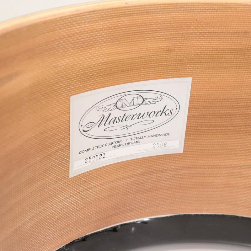 Masterworks_Snare_Drum_14x8_Free_Floating_-_Gold_Swirl_on_Black_Carbon_[Ikebe_Musical_Instruments_50th_Anniversary_Model]_09