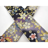 Nishijin-ori_Guitar_Strap，_Gradient_Cherry_Blossom_Pattern，_Dark_Navy，_No__3_(BK)_02