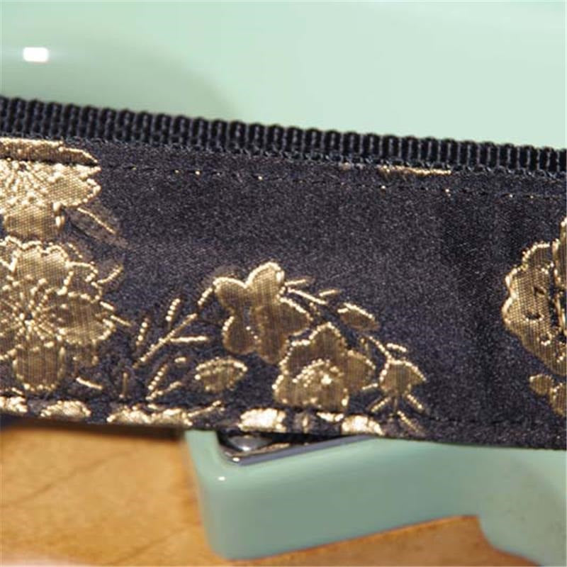 Nishijin-woven_guitar_strap_DGS-NKH60_Gold_Flower_Circle_03