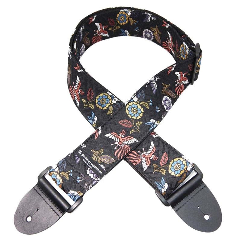 Nishijin-woven_guitar_strap_DGS-NSHO-60，_saaya-style_phoenix_pattern_03