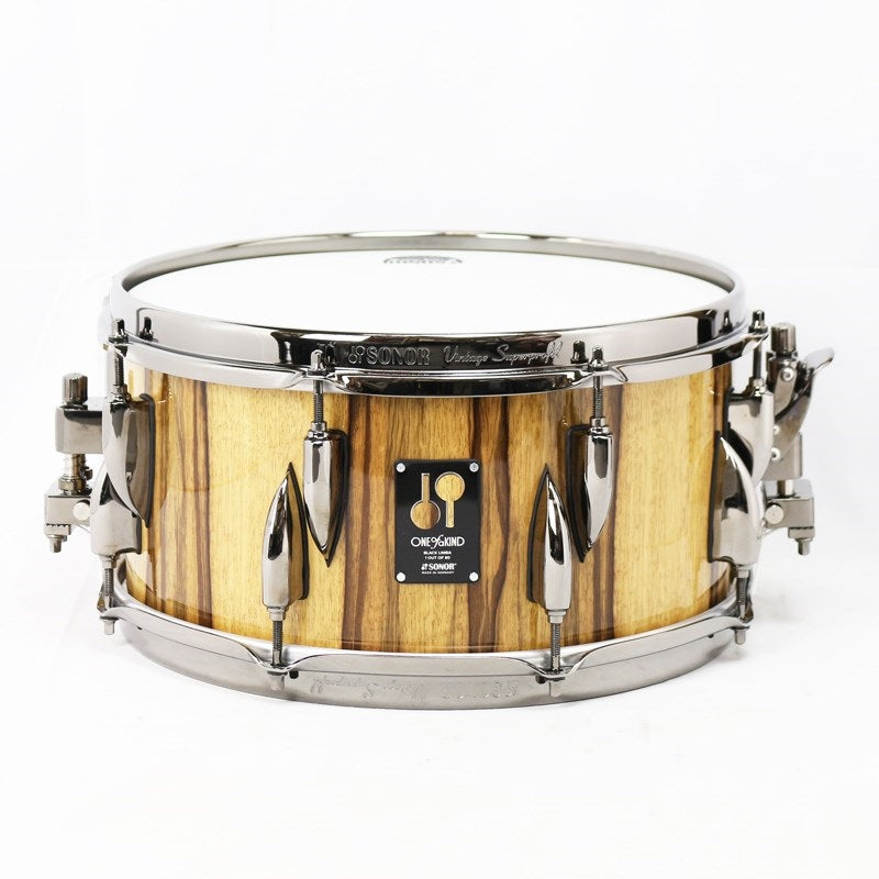 OOAK22-1365_SDW_BL_[One_of_a_Kind_Snare_Drum_13x6_5]_-_BLACK_LIMBA_[Limited_to_80_units_worldwide]_01
