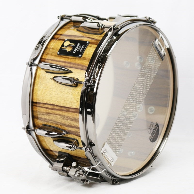OOAK22-1365_SDW_BL_[One_of_a_Kind_Snare_Drum_13x6_5]_-_BLACK_LIMBA_[Limited_to_80_units_worldwide]_04