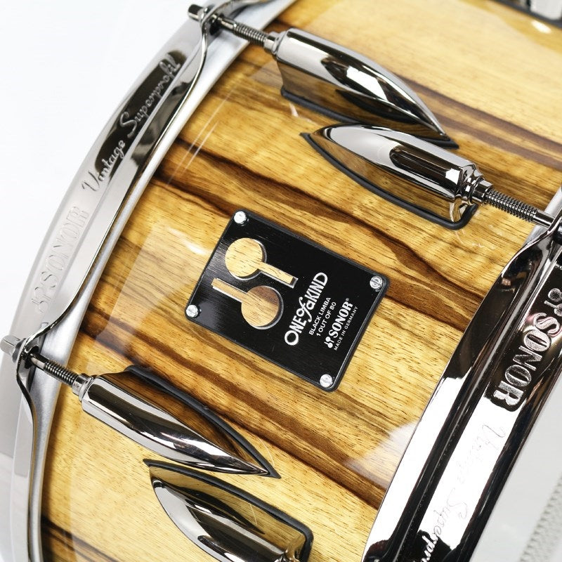 OOAK22-1365_SDW_BL_[One_of_a_Kind_Snare_Drum_13x6_5]_-_BLACK_LIMBA_[Limited_to_80_units_worldwide]_05