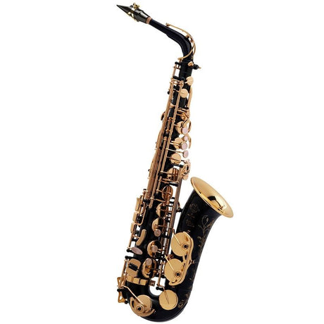 [Outlet_Special_Price]_Selmer_SA-80II_(Series_2)_Alto_Saxophone，_Jubilee_BL_(Black_Lacquer_Finish)，_with_Engraving__[Shipped_after_adjustment_&_setup]_[5-year_free_key_balance_adjustment]_01