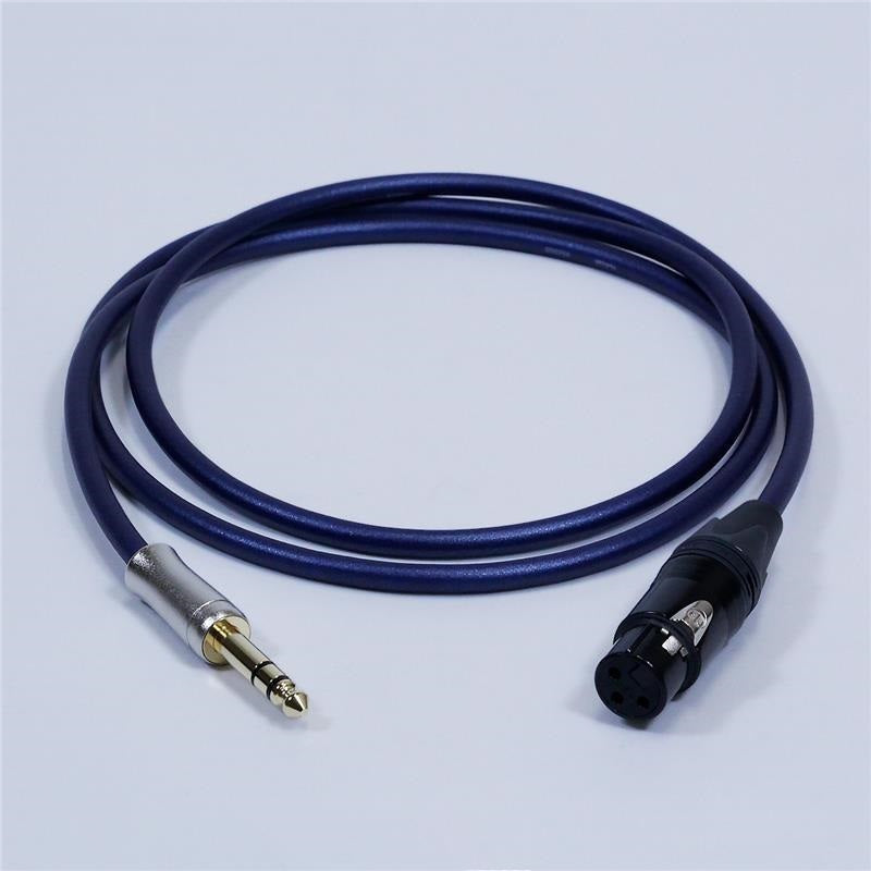 PASSGO_BLUE_XFT_Cable_(5_0m)_(Passgo_Blue)_(Line_Cable)_(XLR_Female_-_TRS)_(XLR(F)-6_3_(3-pole))_(Made_in_Japan)_01