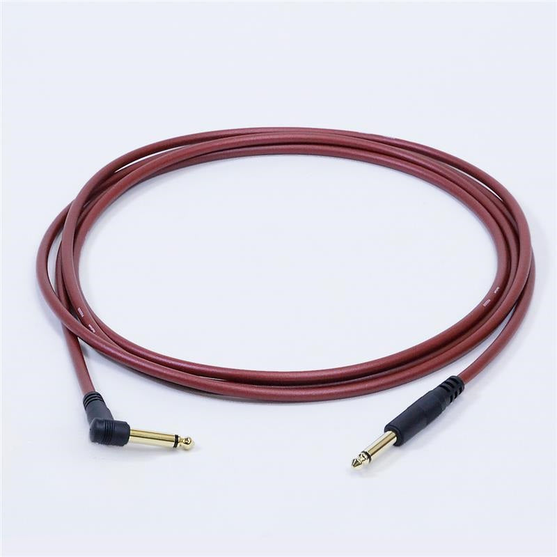 PASSGO_RED_TS_PHONE_Cable_(L-shaped)_(5_0m)_(PASSGO_Red)_(Line_Cable_Guitar_Cable_Instrument_Cable)_(L-shaped_Phone-Phone)_(6_3_(2-pole)_-_6_3_(2-pole)，_L-shaped_-_Straight)_(Made_in_Japan)_01