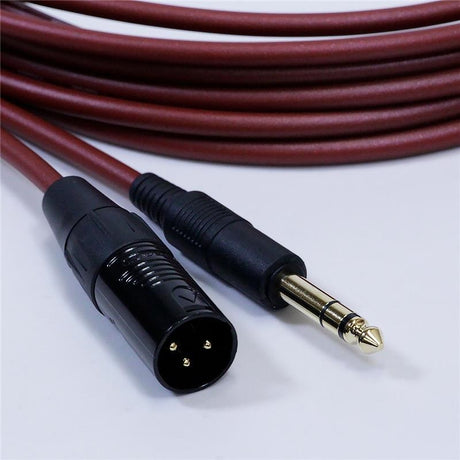 PASSGO_RED_TXM_Cable_(3_0m)_(Passgo_Red)_(Line_Cable_Monitor_Speaker_Cable)_(TRS-XLR_Male)_(6_3_(3-pole)_-_XLR_(M))_(Made_in_Japan)_02