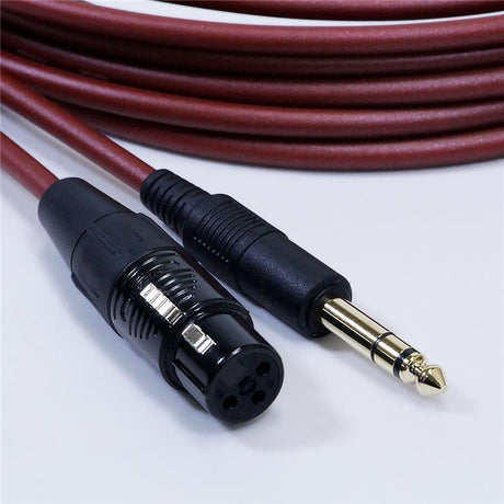 PASSGO_RED_XFT_Cable_(5_0m)_(Passgo_Red)_(Line_Cable)_(XLR_Female_-_TRS)_(XLR(F)-6_3_(3-pole))_(Made_in_Japan)_02