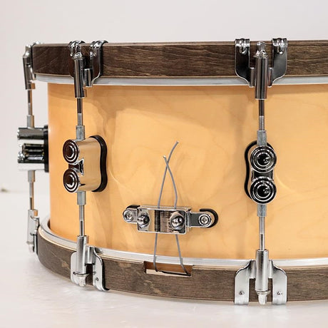 PDCC6514SSNW_[Concept_Classic_Snare_Drum_14''×6_5''_-_Natural_Stain_w_Walnut_Hoops]_[Limited_Quantity_Special_Price]_05