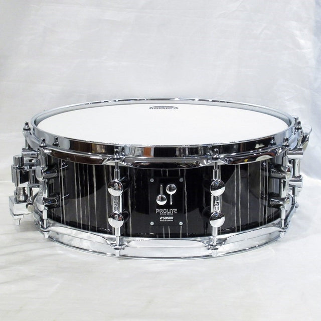 PL-1405SDW_EBS_[PROLITE_Series_Maple_14__x_5____2_3mm_Power_Hoop_-_Ebony_with_White_Stripes]_[Previous_Price_Special]_01