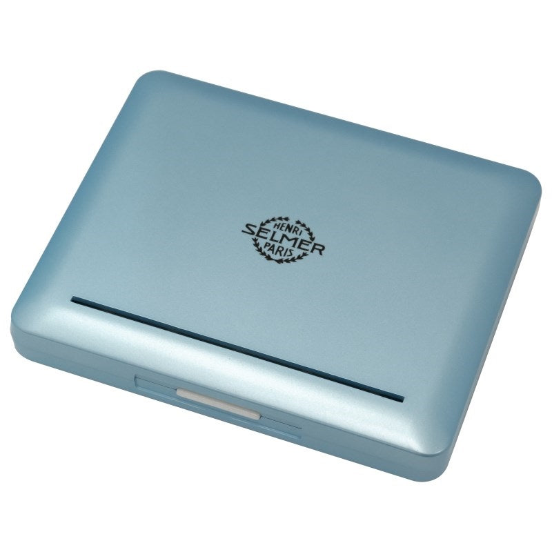 Pastel_Blue_Selmer_Logo_Reed_Case_for_Alto_Saxophone，_Plastic_(10-Pack)_01