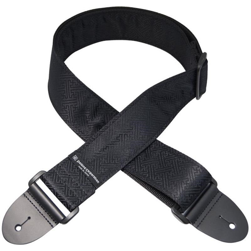 Patterned_Guitar_Strap_DGS-JMO32_SYBK_(Black_Patterned)_01