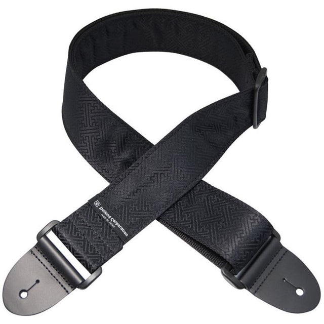 Patterned_Guitar_Strap_DGS-JMO32_SYBK_(Black_Patterned)_01