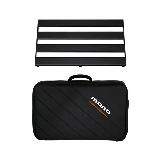 Pedalboard_Rail_Medium，_Black_and_Stealth_Tour_Accessory_Case，_Black_[PFX-PBR-M-BLK-BDL]_01
