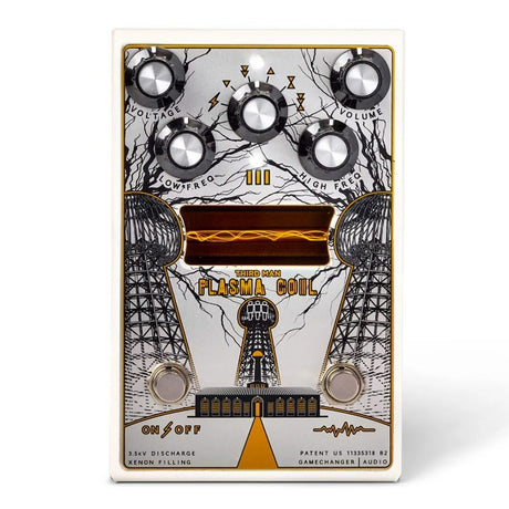 Plasma_Coil_5-Year_Anniversary_Limited_White_Edition_(Game_Changer_Audio)_Distortion_Pedal，_Limited_Edition_Color_01