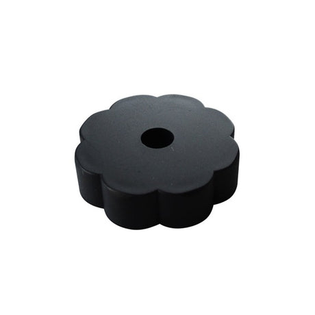 Plastic_45RPM_Flower-Power_Adapters，_Black_(2_per_bag)_(Donut_Disc_EP_Adapters)_01